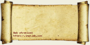 Angelina Vodeničar vizit kartica